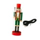 thumbnail image 4 of Figura de cascanueces navideño, iluminada con luces, figura de mesa, 28,5 cm Verde, 4 of 9