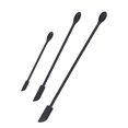 thumbnail image 2 of 3pcs Spatula Food Grade Silicone Double Head Fruit Jam Cream Makeup Spatula for KitchenBlack, 2 of 9