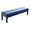 Blue, variant on Stretch Dining Bench Cover, Velvet Bench Slipcover Removable Washable Dining Room Bench Covers Soft Bench Seat Protector with Elastic Bottom for Kitchen Bedroom-Gold-Large