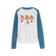 thumbnail image 7 of Taqqpue Womens Halloween Long Sleeve Shirts Casual Printed Crewneck Sweatshirts Halloween Lightweight Loose Plus Size Pullover Tops for Women, 7 of 7