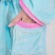 thumbnail image 3 of Hooded Animal Print Bathrobe with Unicorn Design for Kids and Adults, 3 of 5