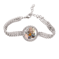 thumbnail image 1 of Pulsera de Tobillera Unbranded Italia Venecia Patrón Nacional de Cadena de Tenis, 1 of 3