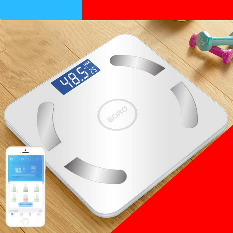 BESPORTBLE Body Fat Scale Smart BMI Weight Scale USB Rechargeable