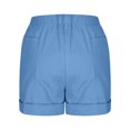 thumbnail image 6 of Ahdbta Women's Hiking Shorts Golf Athletic Outdoor Shorts Plus Size Elastic Waist Drawstring Casual Summer Beach Shorts with Pockets, 6 of 9
