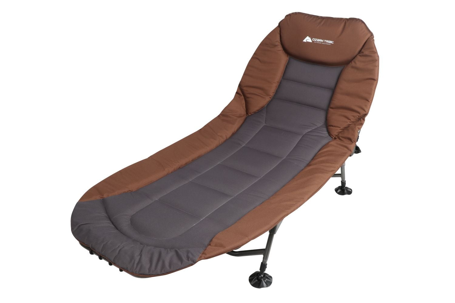 Ozark Trail Outdoor Adjustable Padded Camping Cot, Polyester