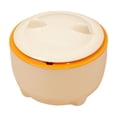 thumbnail image 4 of Luzkey Desktop Trash Can Waste Bin Mini Novelty Garbage Container Reusable Garbage Basket Garbage Can for Coffee Table Tabletop Home Orange, 4 of 8