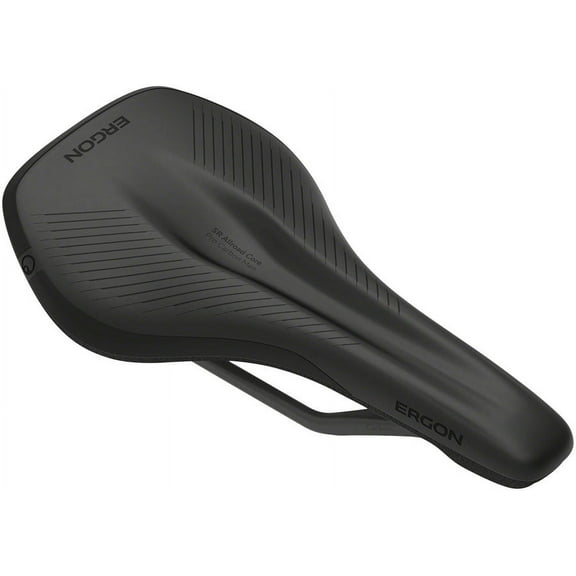 Ergon SR Allroad Core Pro Carbon Saddle SM/MD - Black Carbon Rails Synthetic