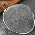 thumbnail image 6 of Professional Stainless Steel Fine Meshes Filter Hanging Edges Multipurpose Kitchen Tool Dishwasher Safe Skimmer, 6 of 9