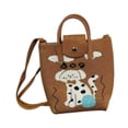 thumbnail image 2 of Bolso de crochet para teléfono para mujer, elegante cartera de almacenamiento, monedero para citas, viajes y vacaciones Perro color café, 2 of 8