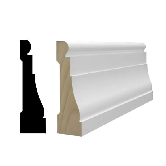 RMC 376 11/16 in.D x 2 1/4 in. W x 99 in. L Primed Finger-Joined Pine Casing Moulding 10-pcs 80 Ft Total