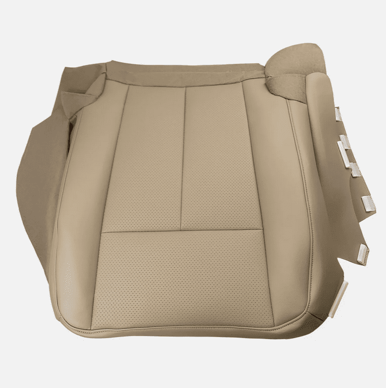 Seat Cover Front for 2007-2014 Ford Expedition Both Side Leather PERF Bottom Tan