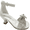 White, variant on PatPat Girls Sandal Heels with Removable Bow, Flower Wedding Girls Dress Shoes for Little Big Kid