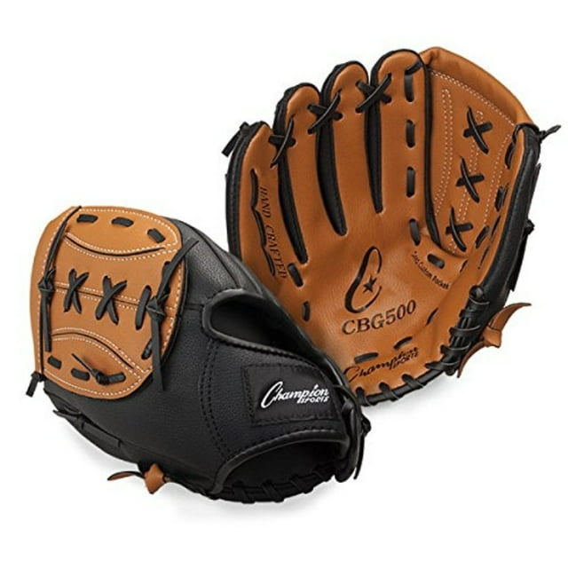 13 INCH LEATHER & VINYL BASEBALL/SOFTBALL GLOVE RIGHT HANDED