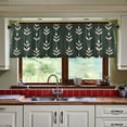 thumbnail image 3 of Yayeee Kitchen Curtains Tier Set of 2 Light Filtering 57"x24" Over Sink Window Panels, Green Plants, 3 of 7