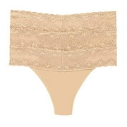 Natori Womens Bliss Perfection One-Size Thong 3 Pack (Cosmetic, OS)