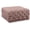 Pink, variant on Homestock French Flair Velvet Ottoman/Bench