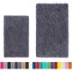 thumbnail image 1 of Alfombra de Baño LuxUrux Juego Rectangular Rosa Fuerte Microfibra de Chenilla Súper Absorbente, 1 of 1