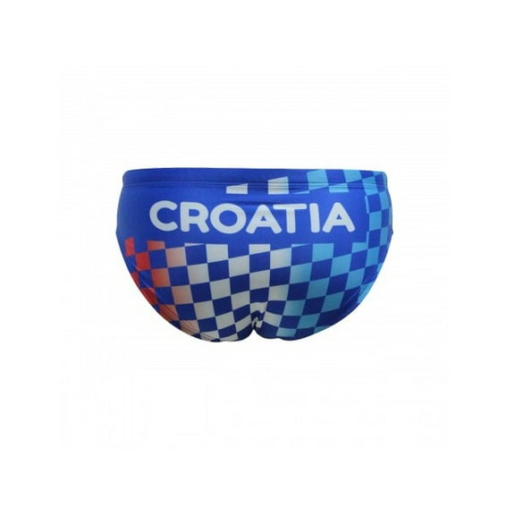 Men's Swimsuit Brief Athletic Swimwear MTS Croatia, Water Polo, Underwater Rugby, High Performance