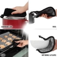 thumbnail image 3 of Non-Slip Grip Quilted Design For Commercial Kitchen Tool, Heat Resistant Flexible Potholder, Set Of 6-Piece, 3 of 6