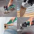 thumbnail image 5 of 2pc Oscillating Multitool Triangle Carbide Rasp Saw Blade Grind Blade Water Droplet Shaped Grinding Disc Trimming Blade, 5 of 5