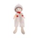 thumbnail image 1 of Colgante de muñeca navideña, figura artística navideña para colgar, decoración navideña. Blanco, 1 of 9