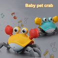 thumbnail image 1 of Infrared Induction Crab Crawling Toy with with Music Light Effect USB Rechargeable Crab Toy with Sensor Obstacle Avoidance Function Electric Crab Moving Toy for Boys Girls Ages 18 Months+, 1 of 8