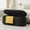 Black, variant on Comfort Stretch 45x16.5 Inch White Teddy Storage Ottoman Bench,Oval Footrest with Anti-Slip Legs