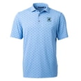 thumbnail image 2 of Men's Cutter & Buck Blue Carolina Panthers Virtue Eco Pique Tile Print Polo, 2 of 3