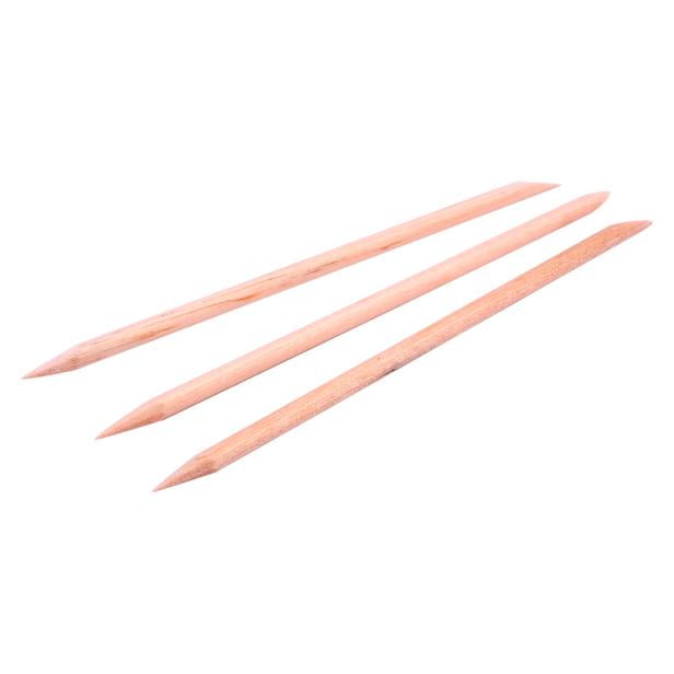 Snapklik.com : 100PCS Orange Nail Sticks For Nails 4.5 Inch - Large  Capacity Double Sided Wooden Cuticle Pusher & Remover Set For Nail Art  Manicure & Pedicure At Home Salon - Not