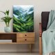 thumbnail image 5 of Qisvanset Framed Canvas Wall Art 12x16 Inch Lush Green Mountain Valley Peaceful Nature Art, 5 of 5