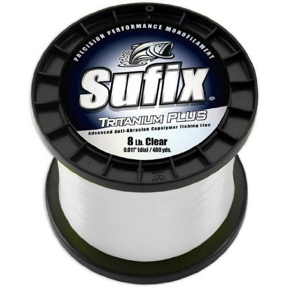 Sufix Fil de Pêche Grande Taille 1/4 Livre (Transparent, 25 Livres)