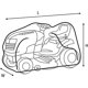 thumbnail image 5 of BR-Life cubierta para cortacésped, resistente, duradera, impermeable, cubierta para cortacésped, lona, ​​verde militar, 1406691CM esquí esquí Gafas de esquí, 5 of 5