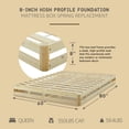 thumbnail image 4 of Hercules 8" High Profile Instant Foundation Box Spring Replacement, Queen, 4 of 10