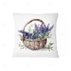 thumbnail image 3 of Funda de almohada con diseño de claveles y flores de lirio, cojín decorativo suave y cálido para el hogar, el jardín, el sofá, la sala de estar, 18 x 18 pulgadas, 3 of 5