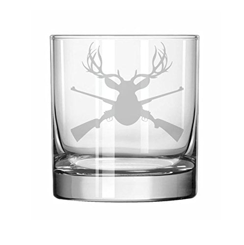 Stags Head Wooden Bottle Coaster Holder Champagne Huntsman Deer Antlers Gift New 