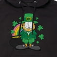 thumbnail image 3 of Garfield Rainbow Shamrocks - Men's Pullover Hooded Fleece Sweatshirt, 3 of 5