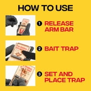 (2 pack) Victor Metal Pedal Mouse Trap - Snap Trap for Mice - 2 Pack