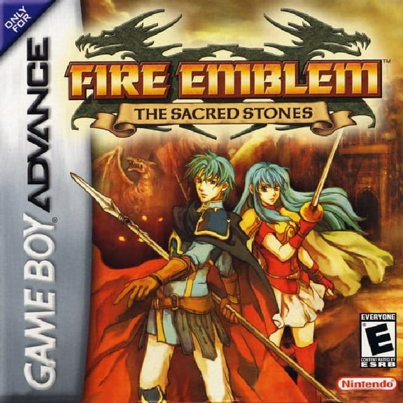 Fire Emblem: The Sacred Stones (Nintendo GameBoy Advance, 2005) RPG Game