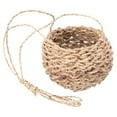 thumbnail image 1 of Plant Shelf Rope Hanging Basket Outdoor Plant Pot Wall Mounted Plant Holder Weave Basket Hanging Wicker Planter Hanging Baskets for Plants Indoor Wicker Storage Basket Mini Basket, 1 of 6