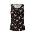 thumbnail image 6 of Sigee Flowers for Women's Workout Tank Top,Running Tank Tops,Sleeveless Gym Clothes, 6 of 8