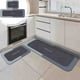thumbnail image 1 of Fiudx Alfombra de Baño de Terciopelo Cristal, Superabsorbente, de Secado Rápido, con Base de Goma Antideslizante, Duradera y Fácil de Limpiar, Juego de Dos Piezas, para Baño, Cocina y Lavadero, 60 X, 1 of 6