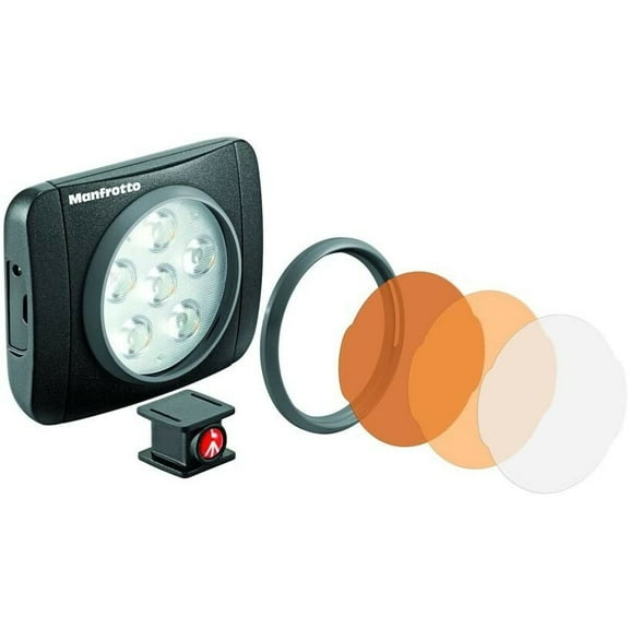Manfrotto LUMIMUSE 6 LED Light and Accessories - Black