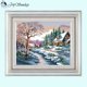 thumbnail image 1 of Kits de punto de cruz de la serie Joy Sunday para decoración del hogar, lienzo impreso, bordado, bricolaje, invierno, navidad, Aida, 14CT, 16CT, 11CT, 1 of 4