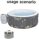 thumbnail image 4 of Filtro de piscina de PVC Filtros de limpieza de piscina Reemplazo de bastidores para Lay Z V1 S1 Hugtrwg Para estrenar, 4 of 9