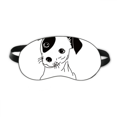 thumbnail image 1 of Ilustración de dibujos animados patrón perro negro Máscara de sueño, 1 of 4