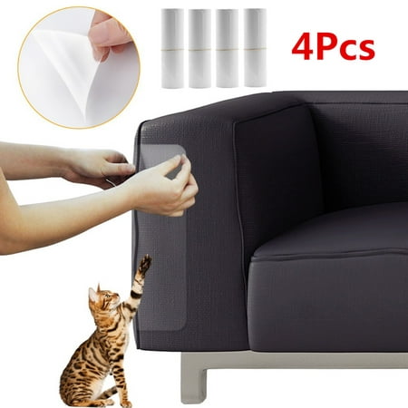 4Pcs Pet Cat Couch Anti-Scratching Protector Sofa Furniture Scratch Guard, Corners Scratch Cover, Claw Proof Pads for Door and