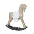 thumbnail image 2 of Rocking Horse Statue Decorative Figurine Sculpture Resin Material for Living Room Desktop Decor, 2 of 9