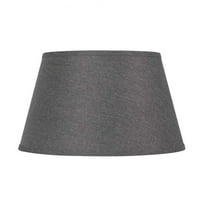 SH-8112-19F Cal Lighting Round Hardback Linen Shade-11 Inches Tall and 19 Inches Wide