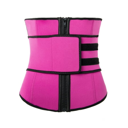 

FANNYC Waist Trainer For Women Weight Loss Corset Trimmer Belts Firm Control Tummy Shapewear Burner Sweat Sauna Trimmer Body Workout Belt XS-3XL