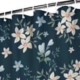 thumbnail image 3 of Pioneer Flower Floral Print Pattern Shower Curtain 72"x84" ,Bathroom Decorative Shower Curtains Set with 12 Hooks,Modern Waterproof Washable Shower Curtain, 3 of 6